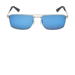 Police Blue Rectangular Sunglasses For Men image 2