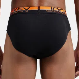 Jockey FP02 Men's Super Combed Cotton Rib Solid Brief with Ultrasoft Waistband image 2