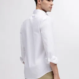 Iconic Men Solid Regular Fit Cotton Shirt image 2