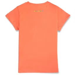 Gini & Jony Kids Orange Digital Print Top image 2