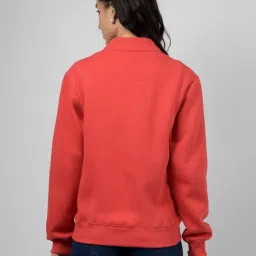 Numero Uno Coral Solid Long Sleeves Sweatshirt image 2