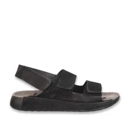 Da Vinchi by Metro Men's Black Back Strap Sandals image 2