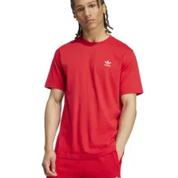 Adidas Originals Red Regular Fit Sports T-Shirt-image-21