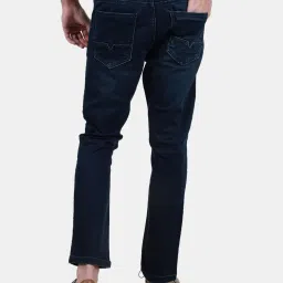 Duke Blue Slim Fit Distressed Stretchable Jeans image 2