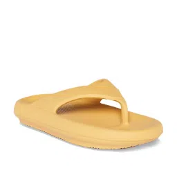Forever Glam by Pantaloons Women's Mustard Flip Flops image 3