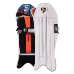 SG White Club Wicketkeeping Legguards for Youth-image-0