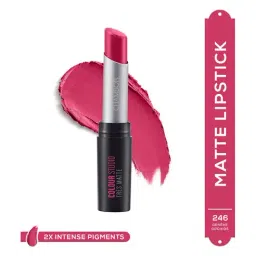 CHAMBOR Colour Studio Tres Matte Lipstick 246 Geneve Orchids - 3.2 gm-image-12