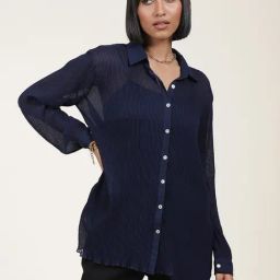 Label Ritu Kumar Navy Shirt-picture-28