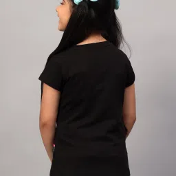 Cantabil Kids Black Printed T-Shirt image 2