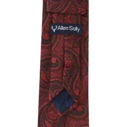 Allen Solly Maroon Printed Formal Tie image 3