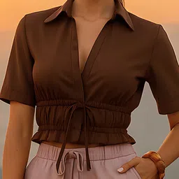 don't be basic Crop Top image 4