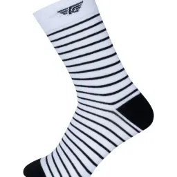 Red Tape Multicolor Striped Above Ankle Socks - Set of 3 image 3