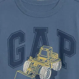 GAP Boys Blue Graphic T-Shirt image 3