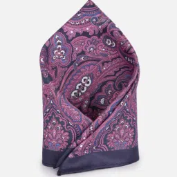 Van Heusen Pink Printed Pocket Square-picture-27