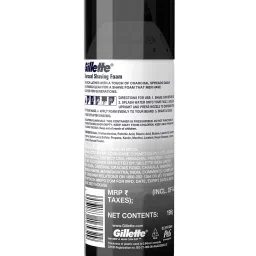 Gillette Pre Shave Foam Charcoal - 196 gm image 3