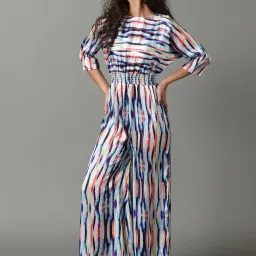 showoffff SHOWOFF Multicolor Striped Jumpsuit image 3