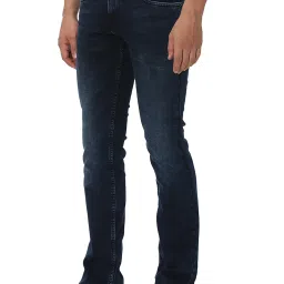 Mufti Dark Blue Bootcut Low Rise Jeans image 3