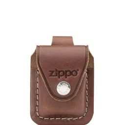 Zippo Brown Leather Lighter Pouch with Loop image 3