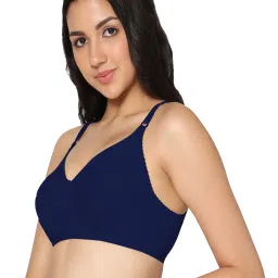 IN CARE Blue & Purple Full Coverage Non-Wired T-Shirt Bra - Pack of 2 image 3