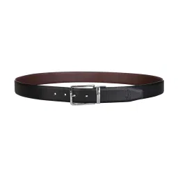 Hush Puppies Black Leather Formal Belt for Men image 3