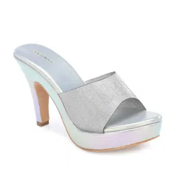 Clog London Women's Grey Casual Stilettos image 3
