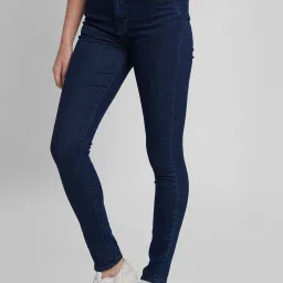 Spykar Navy High Rise Jeans image 3