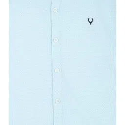 Allen Solly Junior Light Blue Solid Full Sleeves Shirt image 3