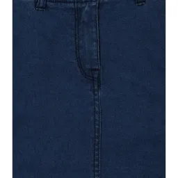 Allen Solly Junior Navy SolidSkirt image 3