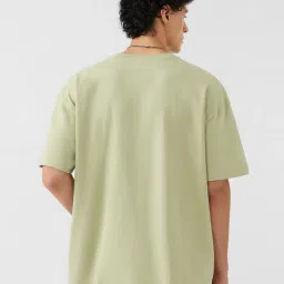 The Souled Store Green Loose Fit Printed T-Shirt image 2