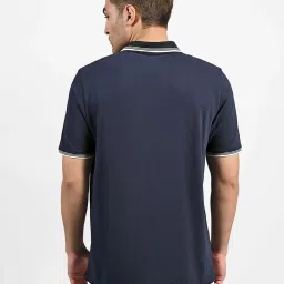 Skechers Men MI IPL Travel Royal Black Polo T-Shirt image 2