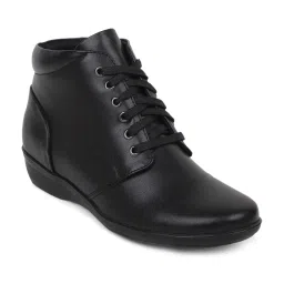 Elle Women's Black Casual Booties image 3
