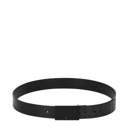 TOMMY HILFIGER Black Herlev Leather Printed Waist Belt image 3