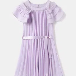 United Colors of Benetton Kids Purple Regular Fit Dress-picture-39