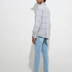 nuon men Nuon by Westside Light Blue Slim-Fit Mid-Rise Jeans image 2