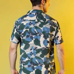 Campus Sutra Multicolored Regular Fit Printed Shirt image 2