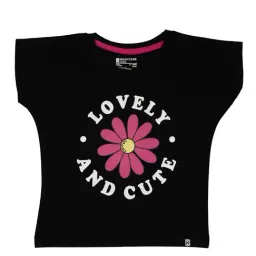 Bodycare Kids Black Graphic T-Shirt-image-64