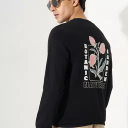 7 Alt by Pantaloons Men Graphic Printed Round Neck Sweatshirt image 2