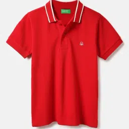 United Colors Of Benetton Boys Red Cotton Regular Fit T-Shirt-picture-42