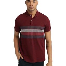 Tommy Hilfiger Deep Rouge Stripes Regular Fit Polo T-Shirt-picture-10