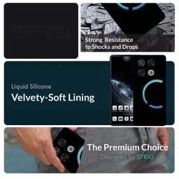 Sprig Back Cover for INFINIX GT 20 PRO (Black) image 2