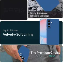 Sprig Back Cover for SAMSUNG GALAXY S24 FE 5G (Blue) image 2