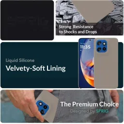 Sprig Back Cover for MOTOROLA EDGE 50 NEO (Brown) image 2