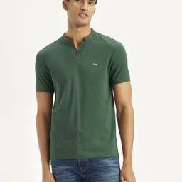 Levi's Green Cotton Slim Fit T-Shirt-picture-32