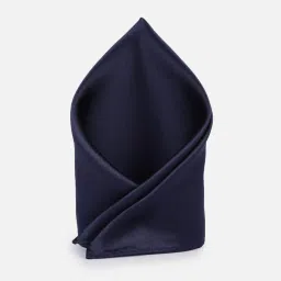 Van Heusen Navy Embroidered Tie with Pocket Square & Cufflink image 2