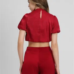 Forever 21 Red Regular Fit Crop Top image 2