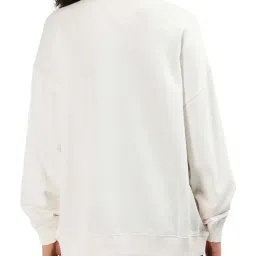 Tommy Hilfiger White Logo Regular Fit Sweatshirt image 2