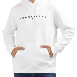 Tommy Hilfiger White Logo Regular Fit Hoodie-picture-41