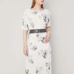 Code by Lifestyle Off-White Printed A-Line Dress-picture-34