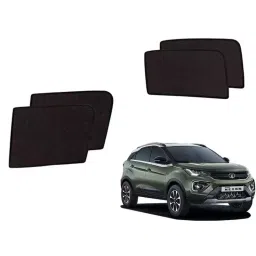Auto Pearl Side Window Sun Shade Cover for Tata Nexon (Black)-picture-17