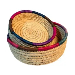 Swadeh Multi Fiber Twilight Bloom Twilight Bloom Baskets - Set of 2-image-35